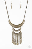 Paparazzi Accessories Eastern Empress Brass Necklace 