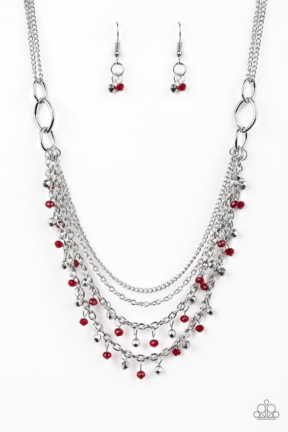 Paparazzi Accessories Finally Fabulous Red Necklace 