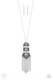 Paparazzi Accessories Tassel Tycoon White Necklace 