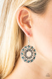 Paparazzi Accessories Malibu Musical Blue Earrings