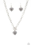 Paparazzi Accessories Say No AMOUR Silver Necklace 
