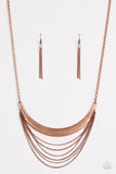 Paparazzi Accessories Way Wayfarer Copper Necklace