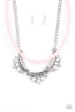 Paparazzi Accessories Bow Before The Queen Pink Necklace