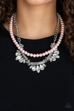 Paparazzi Accessories Bow Before The Queen Pink Necklace
