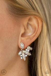 Paparazzi Accessories Deco Dynamite White Post Earring 