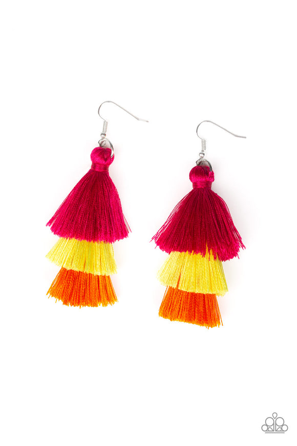 Paparazzi Accessories Hold On To Your Tassel Multi Earring 