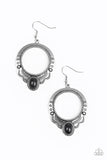 Paparazzi Accessories Natural Springs Black Earrings