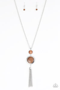 Paparazzi Accessories Have Some Common Sense Brown Necklace 