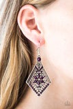 Paparazzi Accessories Stay Wild, Wildflower Purple Earring