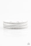 Paparazzi Accessories Unstoppable White Bracelet 