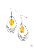 Paparazzi Accessories DEW You Feel Me? Yellow Earring