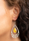 Paparazzi Accessories DEW You Feel Me? Yellow Earring
