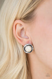 Paparazzi Accessories Out Of This Galaxy White Earring 