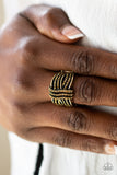 Paparazzi Accessories Showbiz Beauty Brass Ring