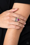 Paparazzi Accessories Crowned Victor Pink Ring 