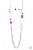 Paparazzi Accessories Jewel Jubilee Pink Necklace