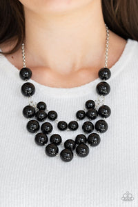 Paparazzi Accessories Miss Popularity Black Necklace 