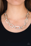 Paparazzi Accessories Very Avant Garde Silver Necklace 