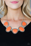 Paparazzi Accessories Viva La Vivid Orange Necklace 