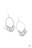 Paparazzi Accessories Halo Effect Silver Earring 