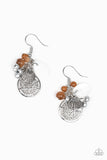 Paparazzi Accessories Oceans Oracle Brown Earring