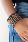 Paparazzi Accessories Show Your True Stripes Blue Bracelet 