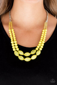 Paparazzi Accessories Sundae Shoppe Yellow Necklace 