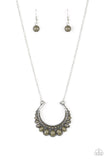 Paparazzi Accessories Count to Zen Green Necklace