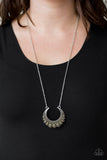 Paparazzi Accessories Count to Zen Green Necklace 