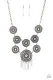 Paparazzi Accessories Modern Medalist Silver Necklace 