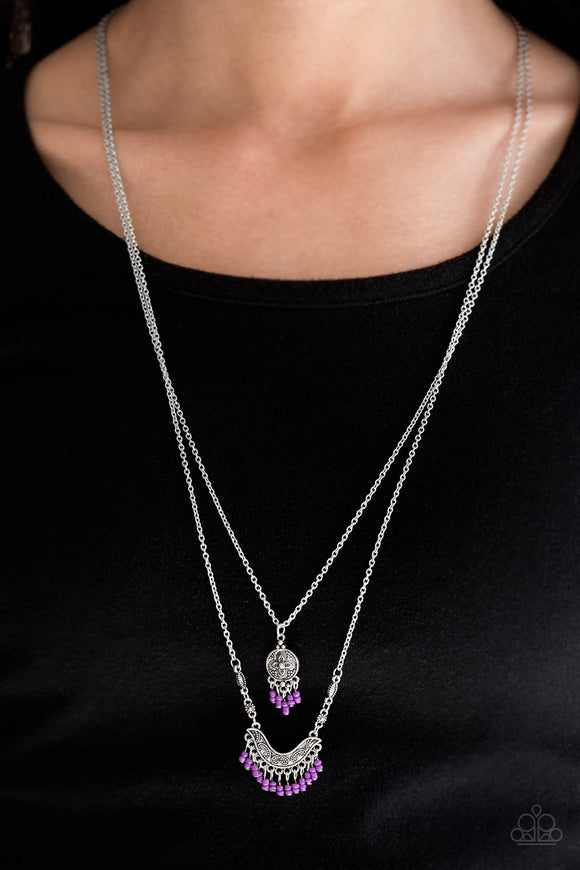 Paparazzi Accessories Bohemian Belle Purple Necklace