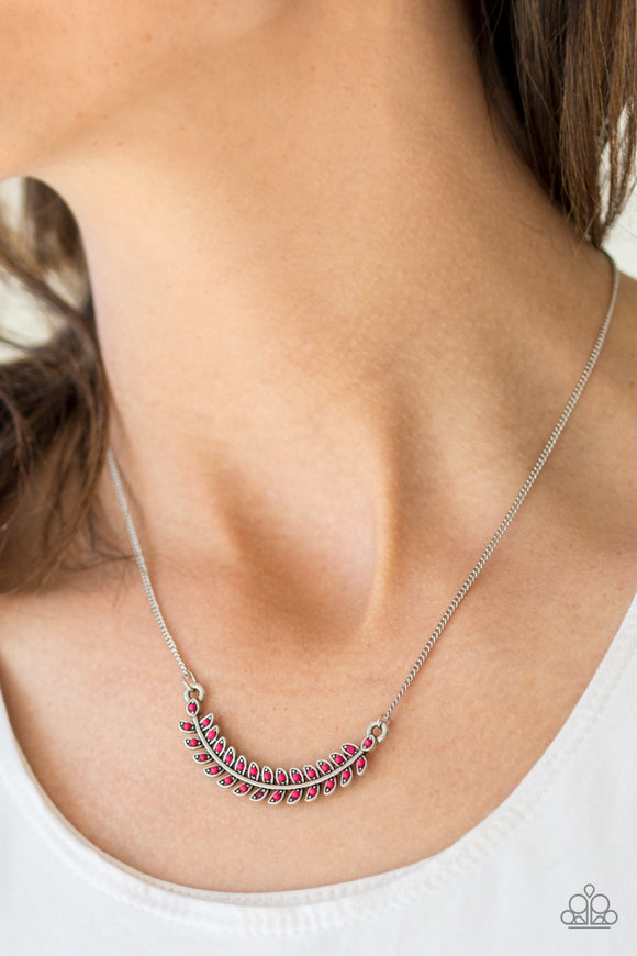 Paparazzi Accessories Flying Colors Pink Necklace