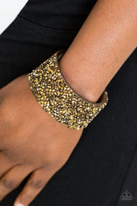Paparazzi Accessories More Bang For your Buck Brass Snap Bracelet 