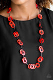 Paparazzi Accessories Wakiki Winds Red Necklace 