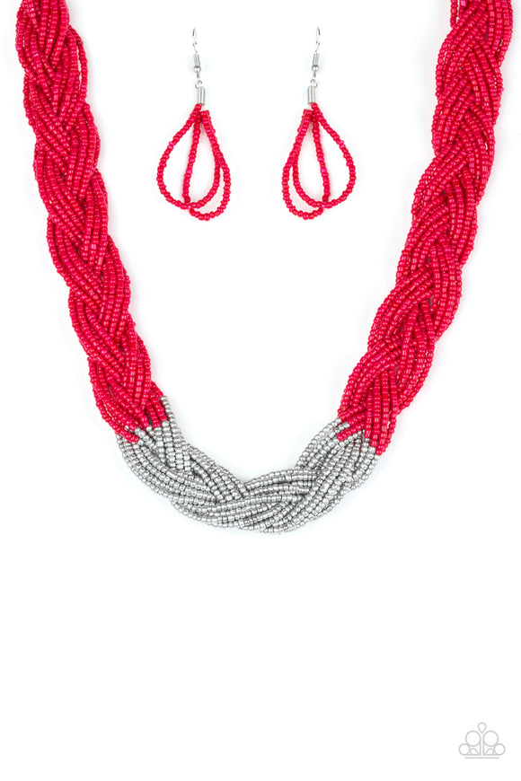 Paparazzi AccessoriesBrazillian Brilliance Red Necklace
