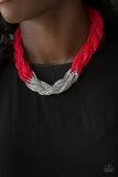 Paparazzi AccessoriesBrazillian Brilliance Red Necklace
