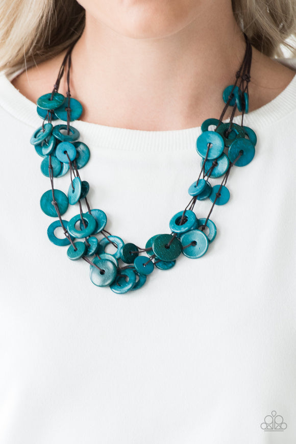 Paparazzi Accessories Wonderfully Walla Walla Blue Necklace 