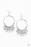 Paparazzi Accessories Floral Serenity Purple Earring 