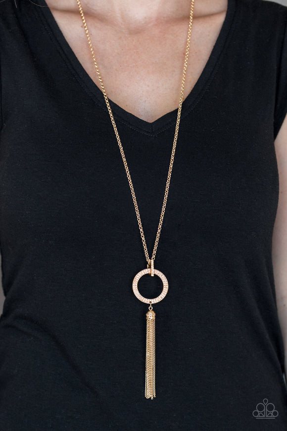 Paparazzi Accessories Straight To The Top Gold Necklace 
