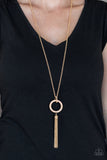 Paparazzi Accessories Straight To The Top Gold Necklace 