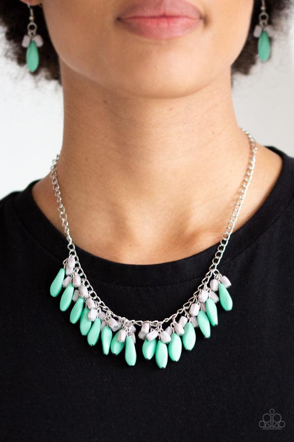 Paparazzi Accessories Bead Binge Green Necklace 