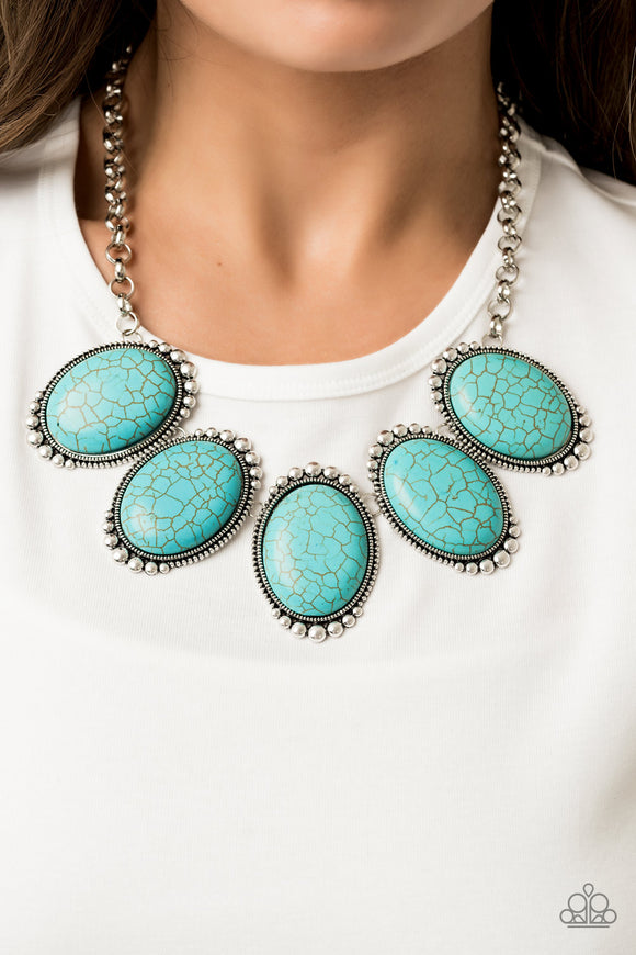 Paparazzi Accessories Prairie Goddess Blue Necklace