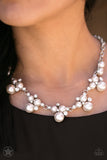 Paparazzi Accessories Toast To Perfection White Necklace 