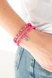 Paparazzi Accessories Desert Dove Pink Bracelet Pink Bracelet