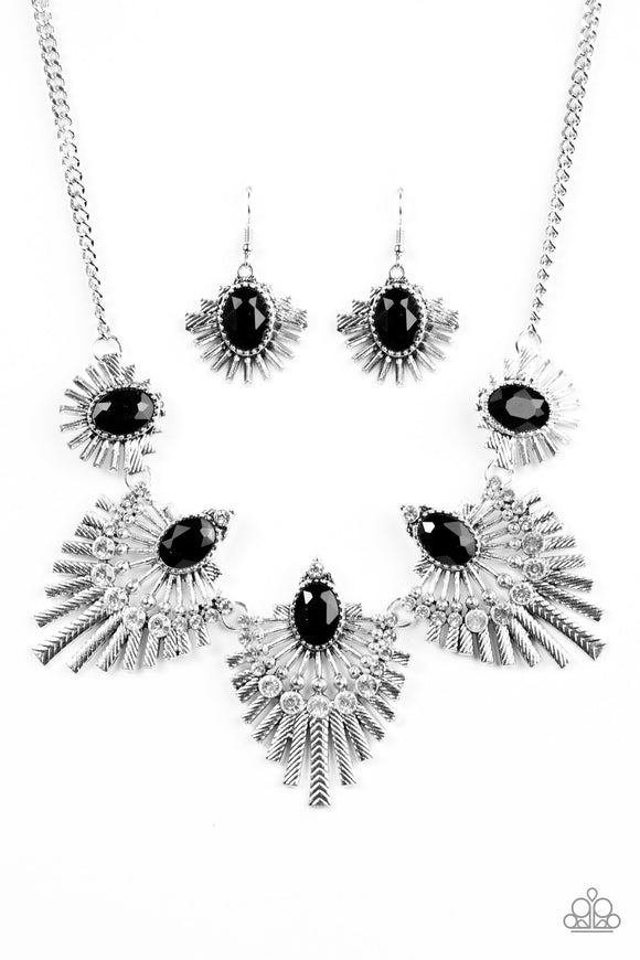 Paparazzi Accessories Miss YOU-niverse Black Necklace 