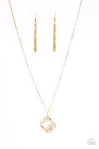 Paparazzi Accessories Pandora's Box Gold Necklace
