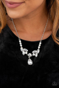 Paparazzi Accessories Unrivaled Sparkle White Necklace 