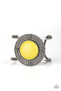 Paparazzi Accessories Tribal Pop Yellow Bracelet 