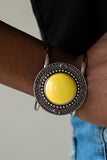Paparazzi Accessories Tribal Pop Yellow Bracelet 