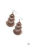 Paparazzi Accessories Impressively Empress Copper Earring